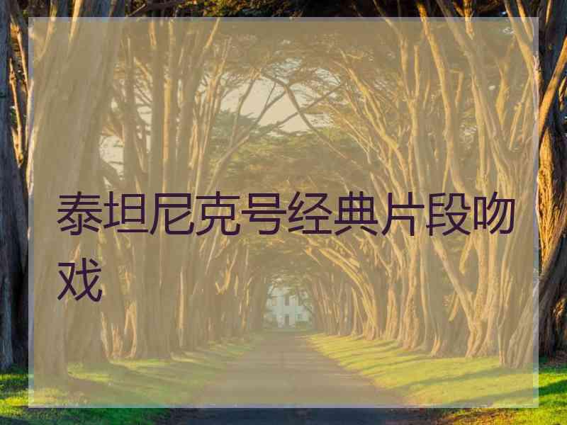 泰坦尼克号经典片段吻戏