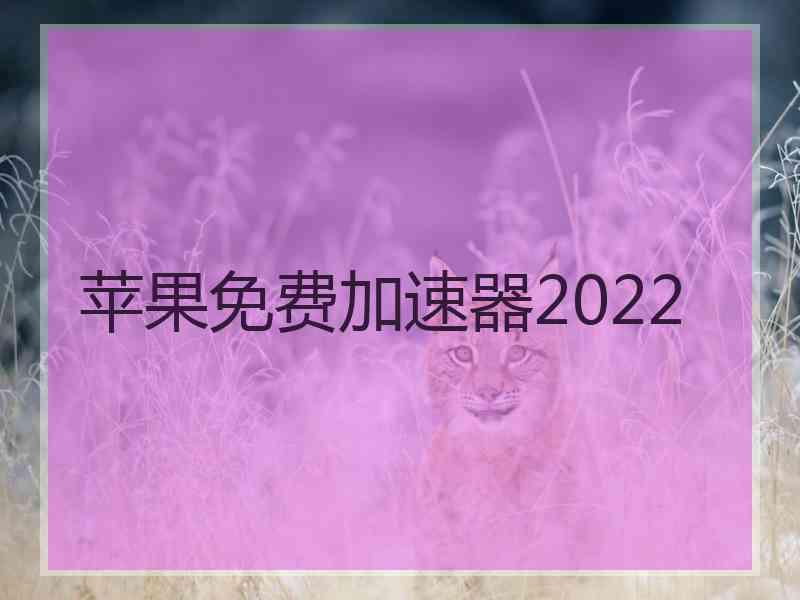 苹果免费加速器2022