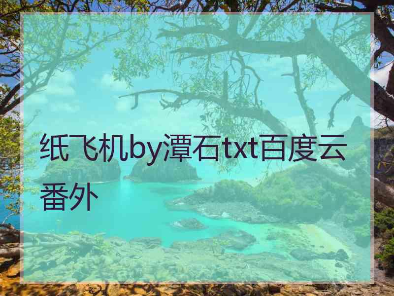 纸飞机by潭石txt百度云番外