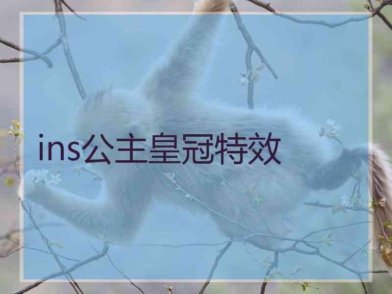 ins公主皇冠特效