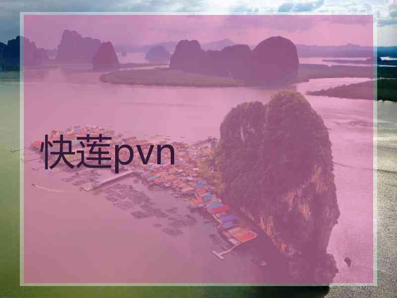 快莲pvn