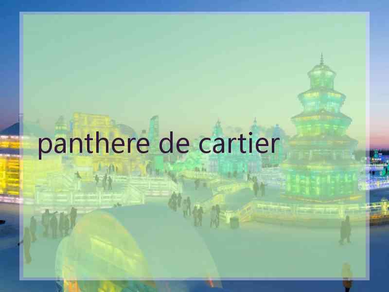 panthere de cartier