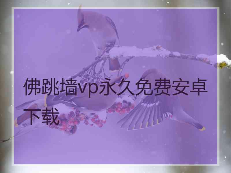 佛跳墙vp永久免费安卓下载