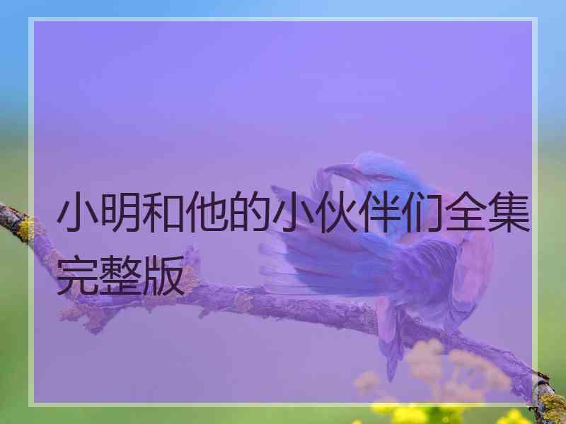 小明和他的小伙伴们全集完整版