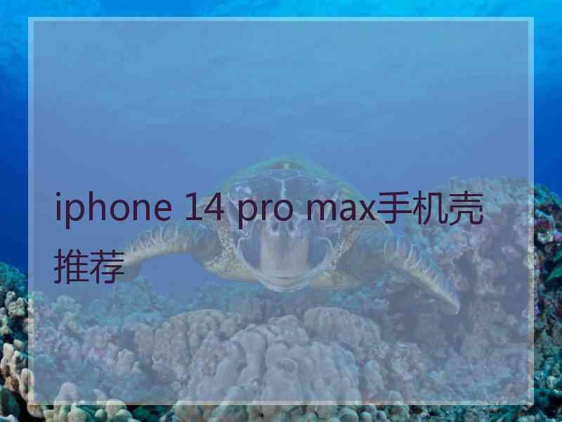 iphone 14 pro max手机壳推荐