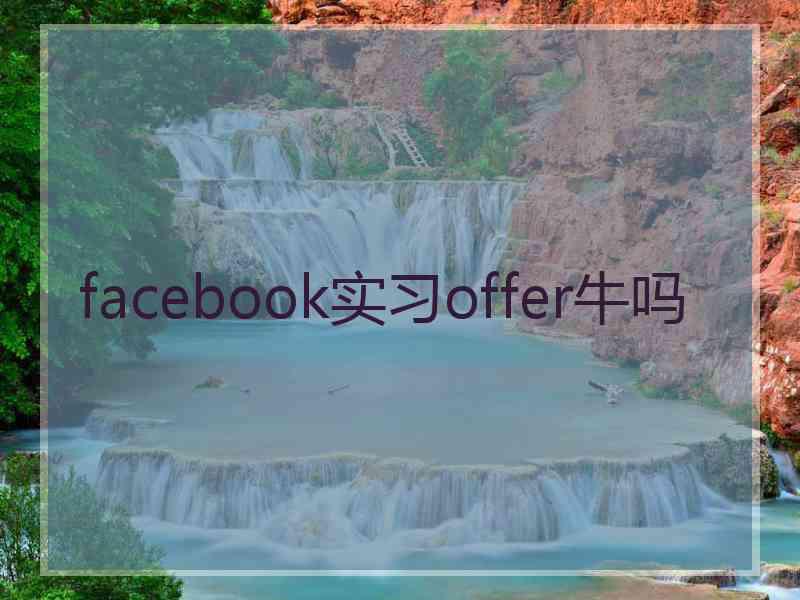 facebook实习offer牛吗