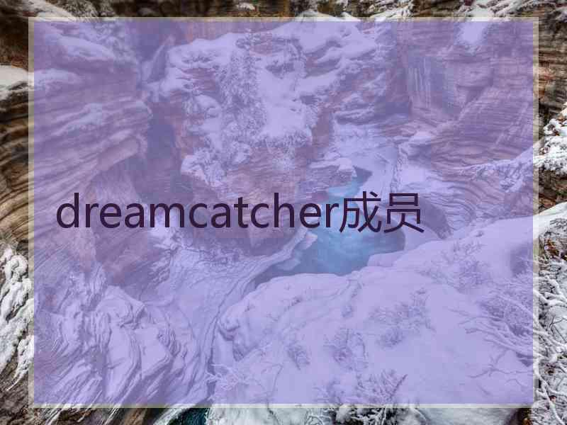 dreamcatcher成员