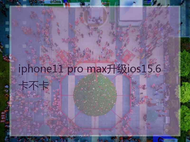 iphone11 pro max升级ios15.6卡不卡