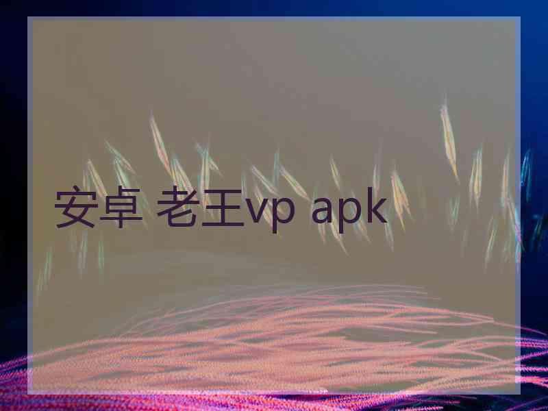 安卓 老王vp apk