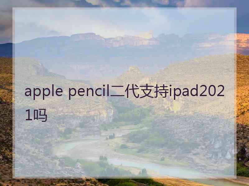 apple pencil二代支持ipad2021吗