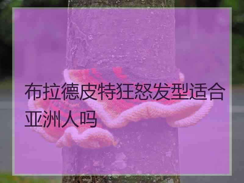 布拉德皮特狂怒发型适合亚洲人吗