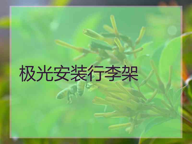 极光安装行李架