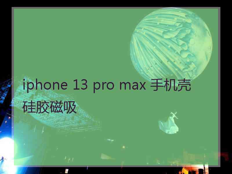 iphone 13 pro max 手机壳硅胶磁吸