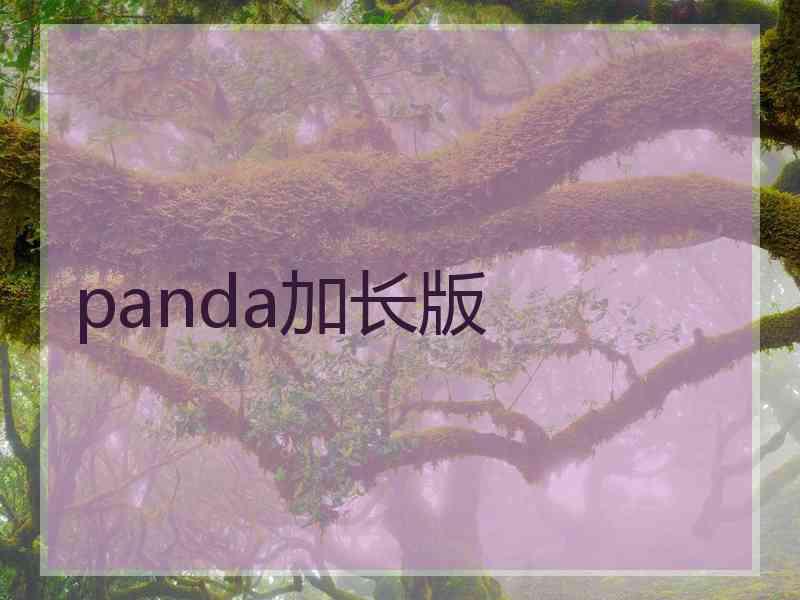 panda加长版