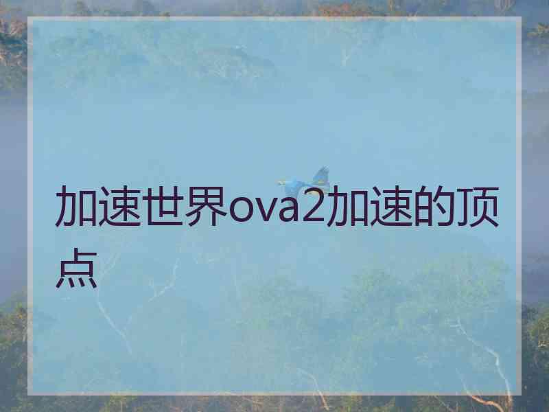 加速世界ova2加速的顶点