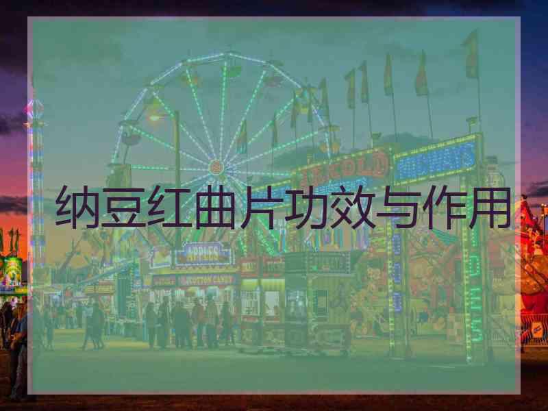 纳豆红曲片功效与作用