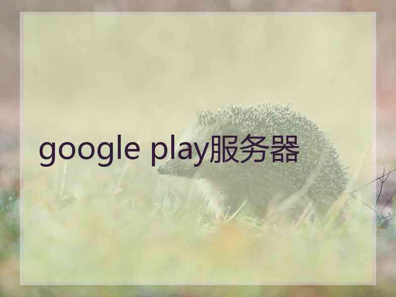 google play服务器