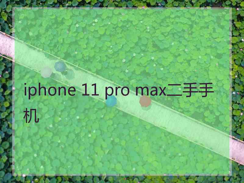 iphone 11 pro max二手手机