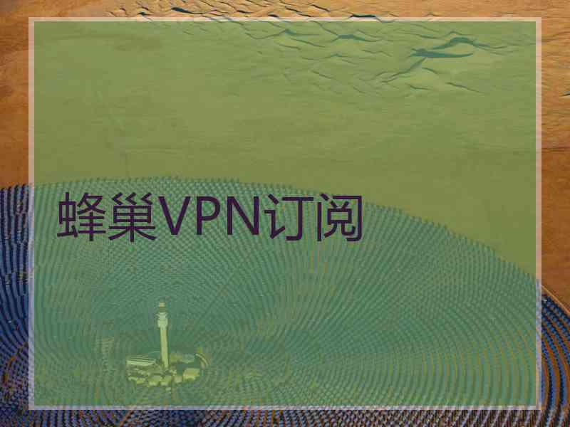 蜂巢VPN订阅