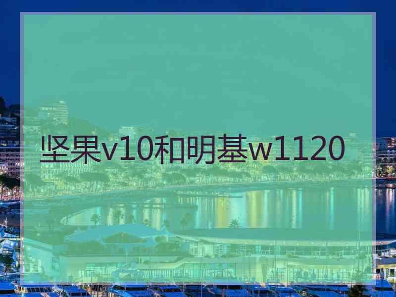 坚果v10和明基w1120