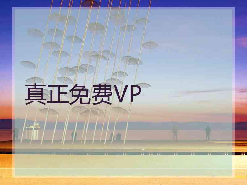 真正免费VP