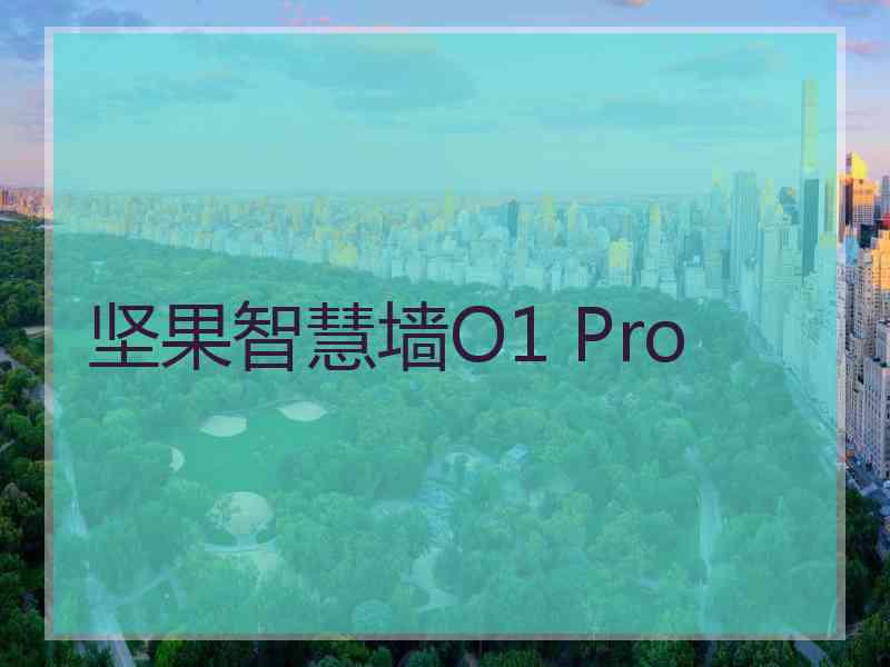 坚果智慧墙O1 Pro