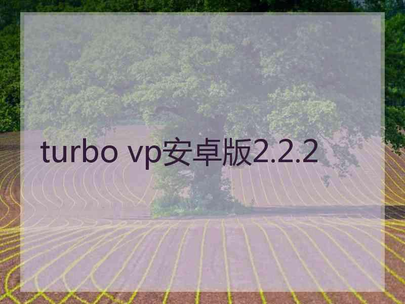 turbo vp安卓版2.2.2