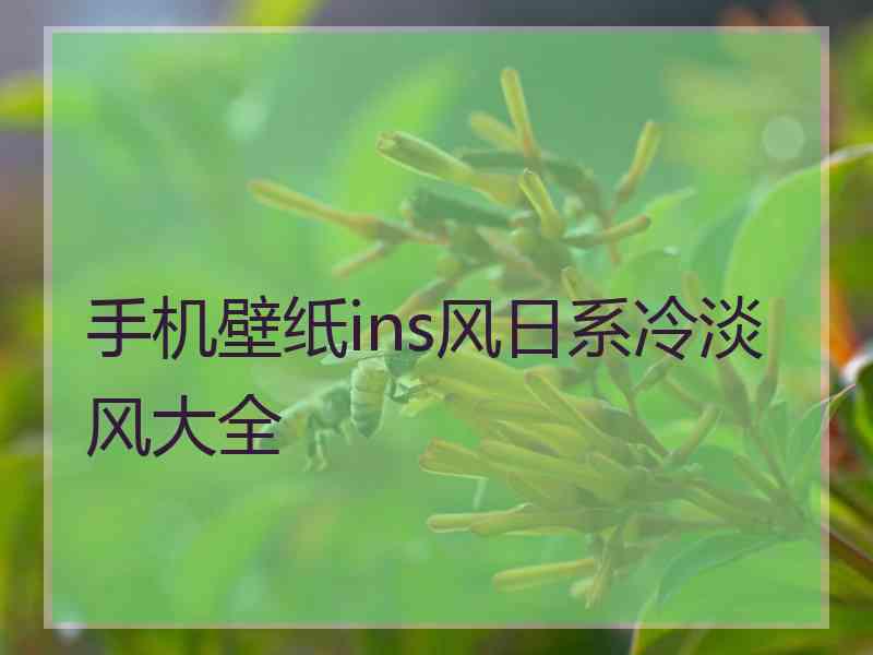 手机壁纸ins风日系冷淡风大全