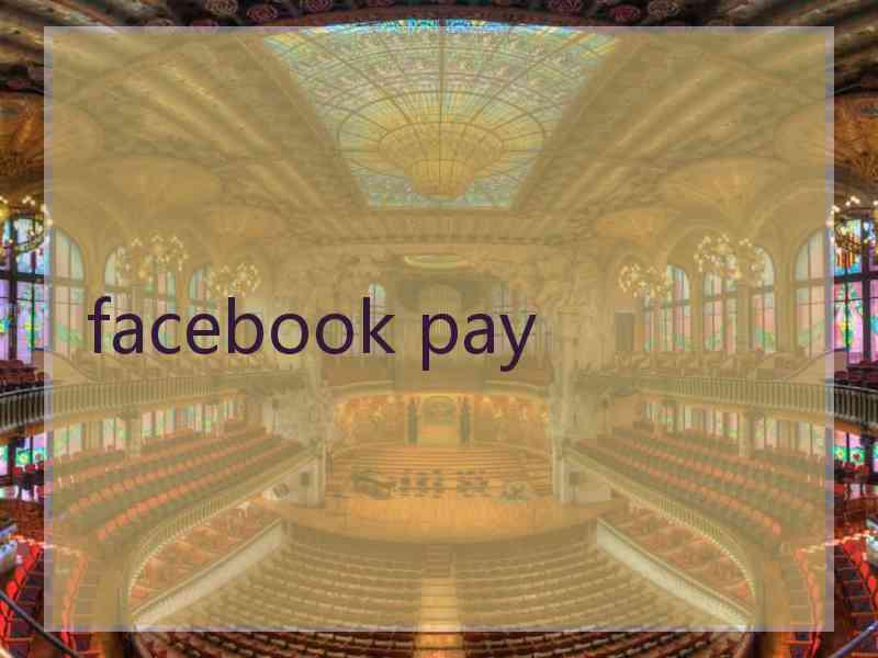 facebook pay