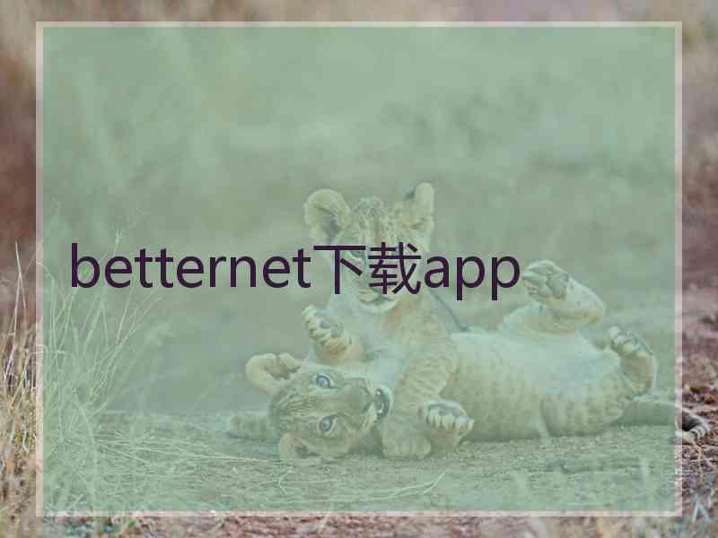 betternet下载app