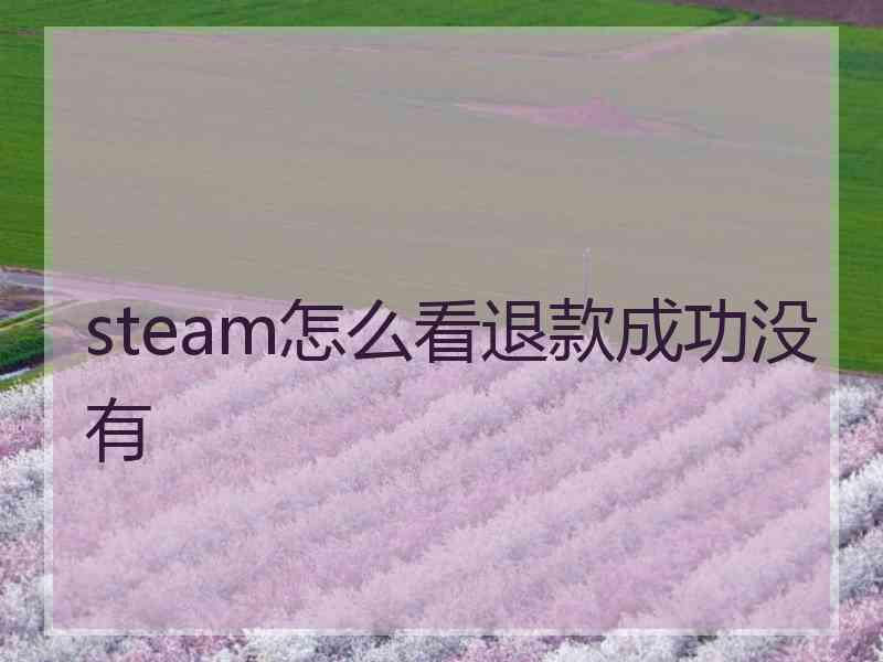 steam怎么看退款成功没有