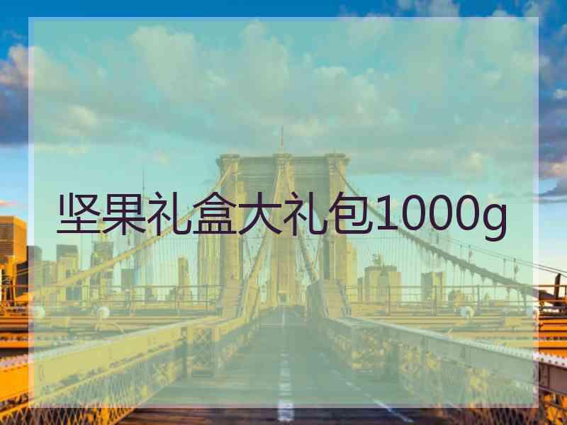 坚果礼盒大礼包1000g