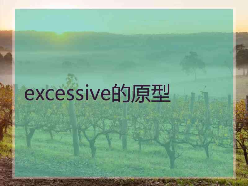 excessive的原型