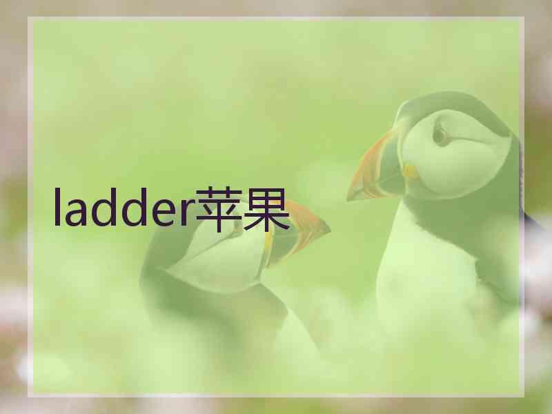 ladder苹果