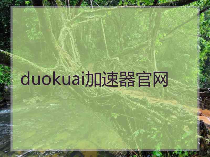 duokuai加速器官网