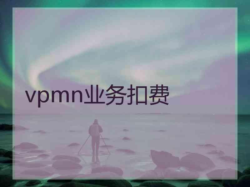 vpmn业务扣费