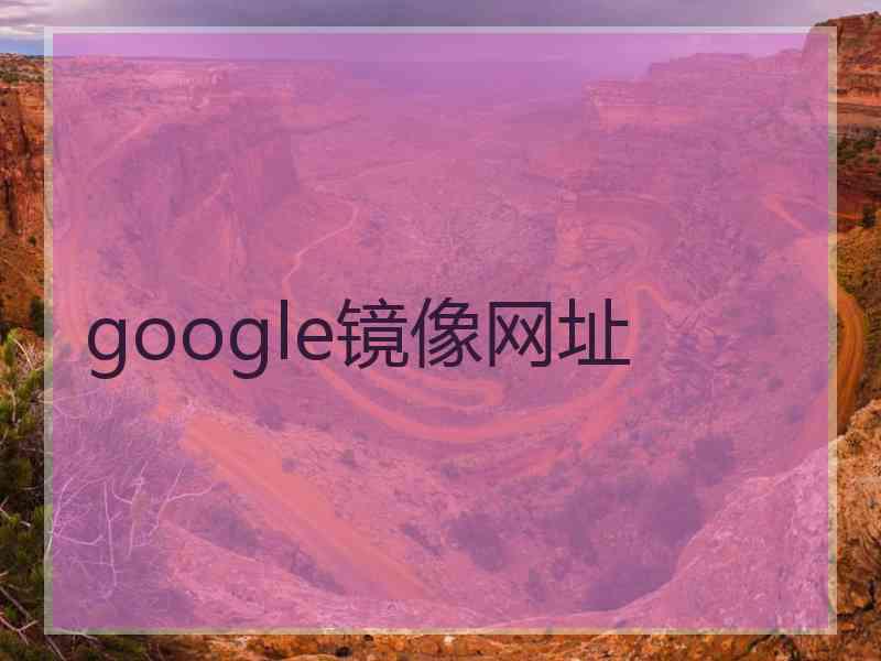 google镜像网址