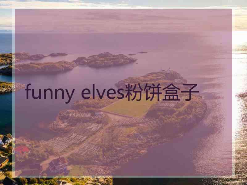 funny elves粉饼盒子