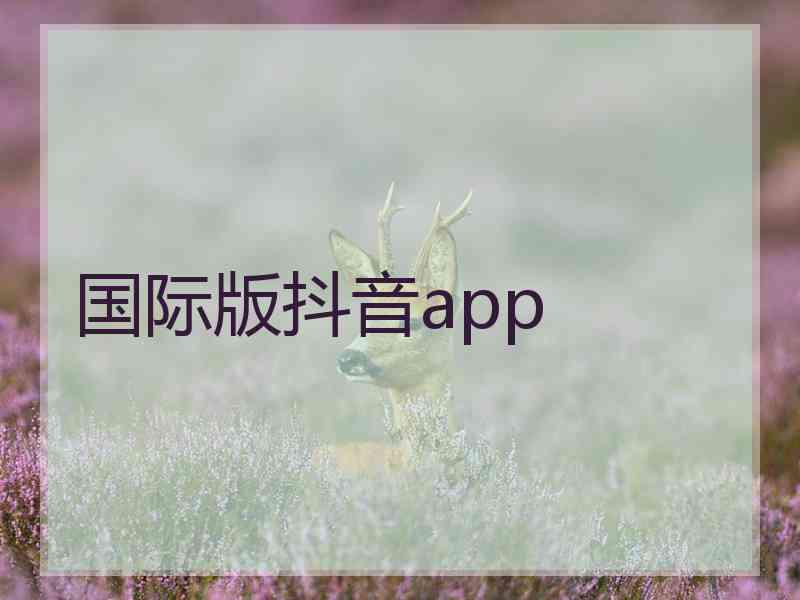 国际版抖音app