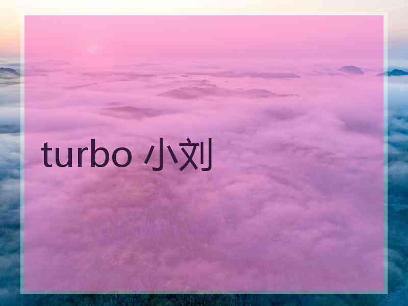 turbo 小刘