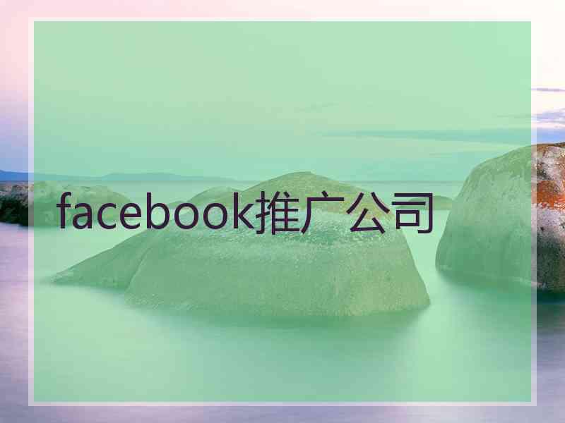 facebook推广公司