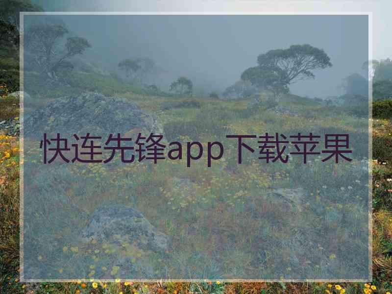 快连先锋app下载苹果