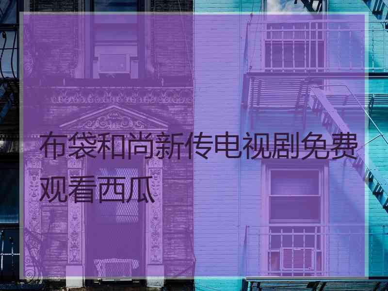 布袋和尚新传电视剧免费观看西瓜