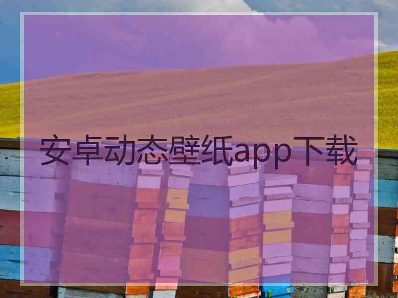 安卓动态壁纸app下载