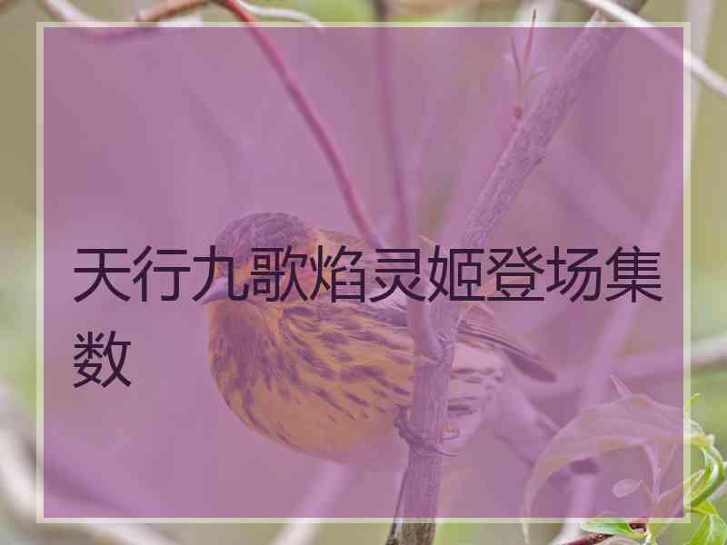 天行九歌焰灵姬登场集数