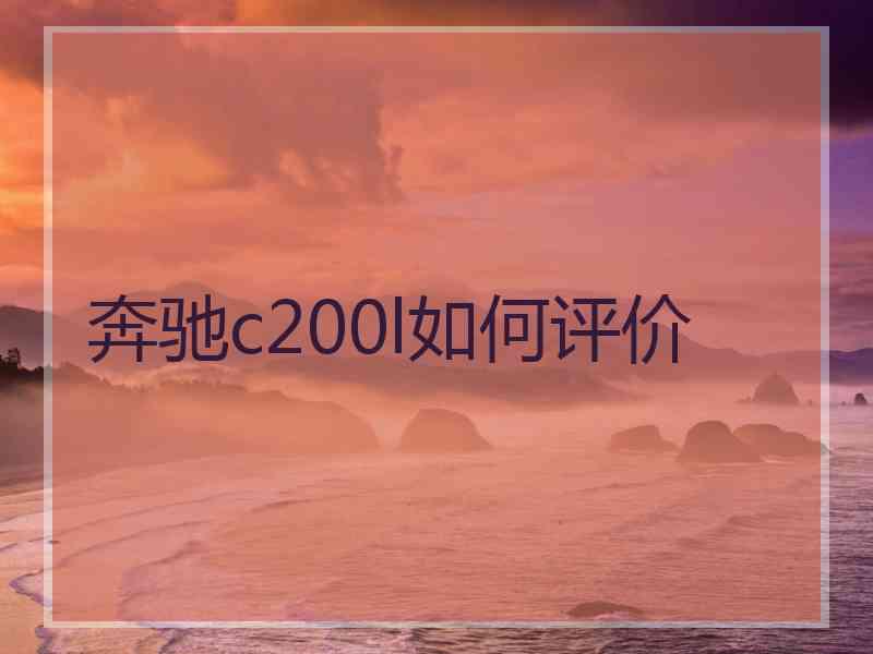 奔驰c200l如何评价