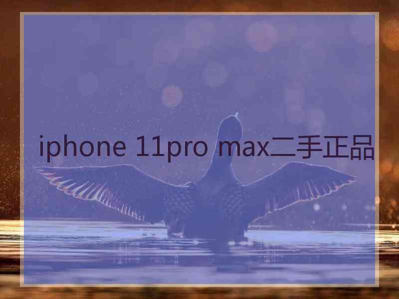 iphone 11pro max二手正品