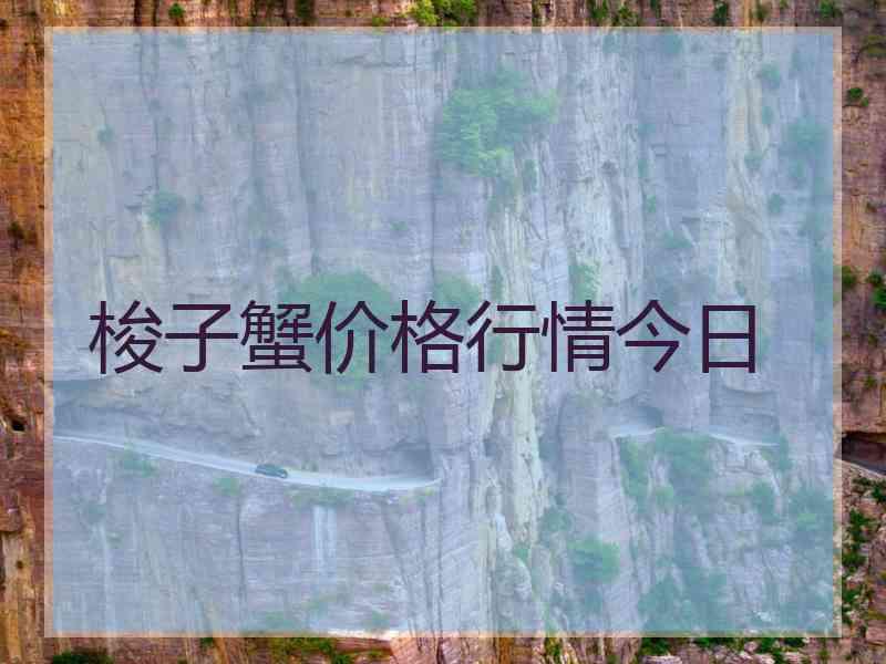 梭子蟹价格行情今日