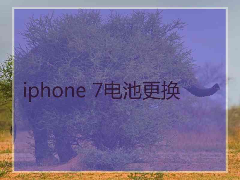 iphone 7电池更换