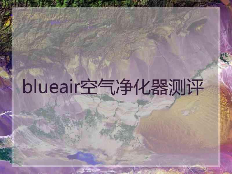 blueair空气净化器测评